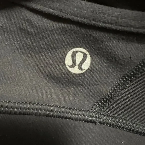 Lululemon Flow Y Bra Womens 4 Black - Picture 3 of 5
